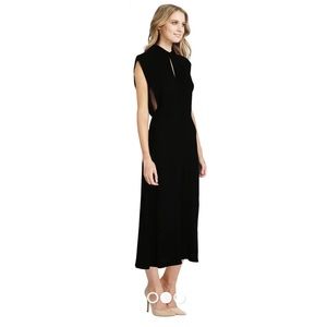 Zimmermann Roll Collar Belted Midi Dress